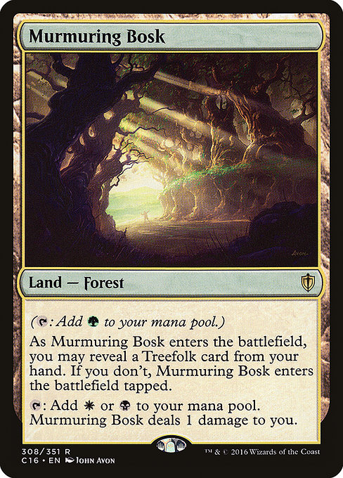 Murmuring Bosk - Commander 2016 Rare Card
