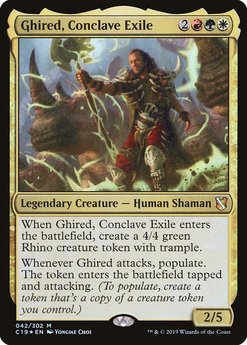 Ghired, Conclave Exile - Commander 2019 Mythic Card