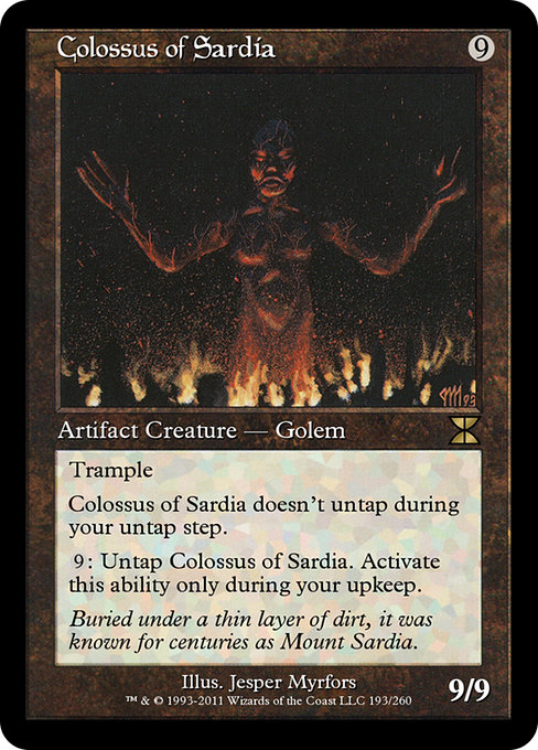 Colossus of Sardia - Masters Edition IV Rare Card
