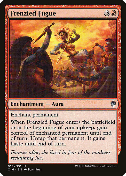 Frenzied Fugue - Commander 2016 Uncommon Card