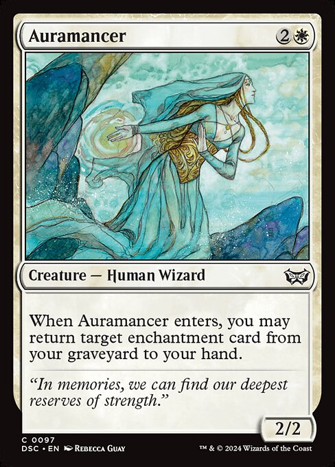 Auramancer - Duskmourn: House of Horror Commander Common Card