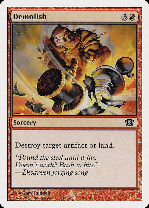 Demolish - Eighth Edition Uncommon Card