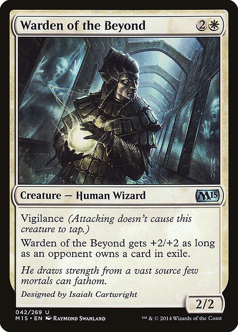 Warden of the Beyond - Magic 2015 Uncommon Card
