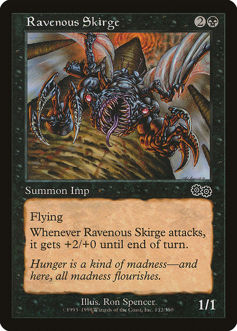 Ravenous Skirge - Urza's Saga Common Card