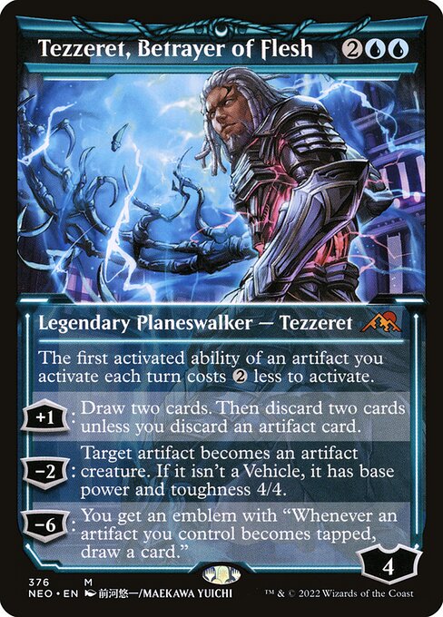 Tezzeret, Betrayer of Flesh - Kamigawa: Neon Dynasty Mythic Card