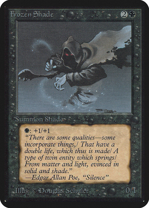 Frozen Shade - Limited Edition Alpha Common Card