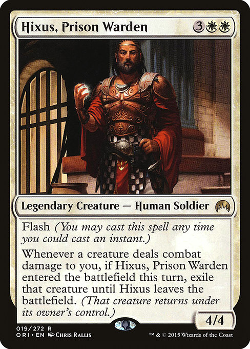 Hixus, Prison Warden - Magic Origins Rare Card