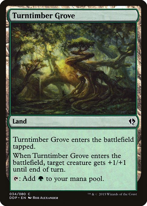 Turntimber Grove - Duel Decks: Zendikar vs. Eldrazi Common Card