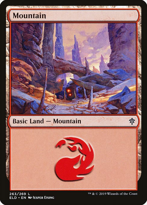 Mountain - Throne of Eldraine Common Card