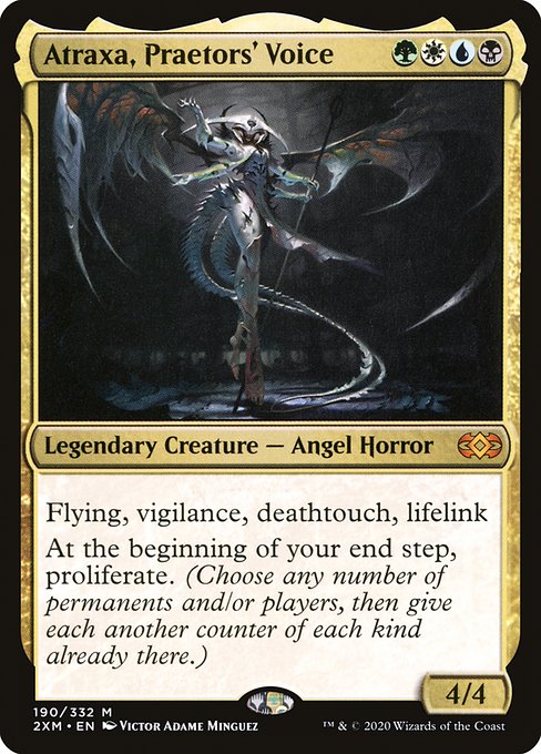Atraxa, Praetors' Voice - Double Masters Mythic Card