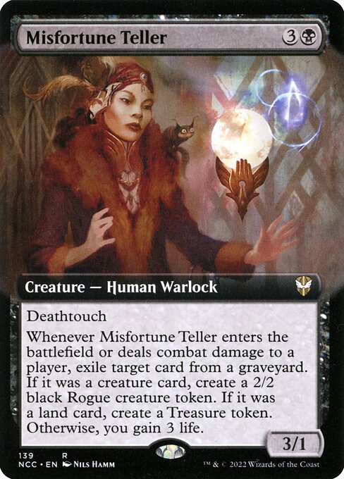 Misfortune Teller - New Capenna Commander Rare Card