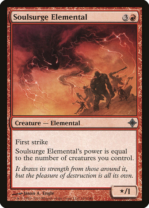 Soulsurge Elemental - Rise of the Eldrazi Uncommon Card