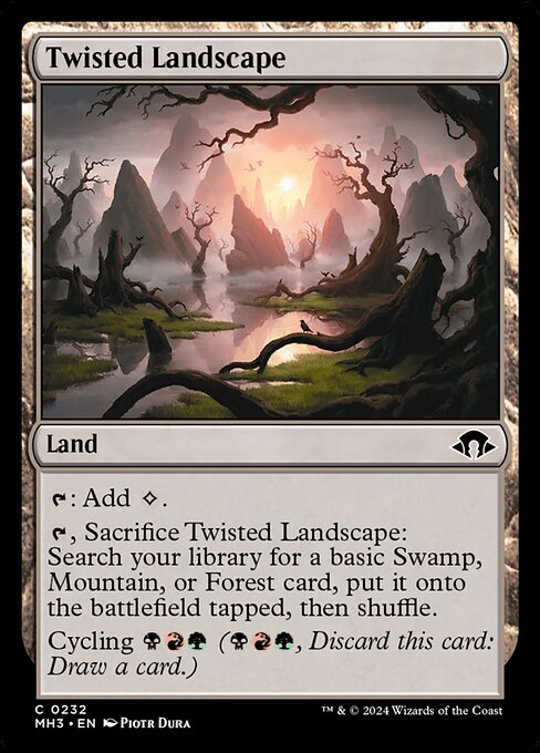Twisted Landscape - Modern Horizons 3 Common Card