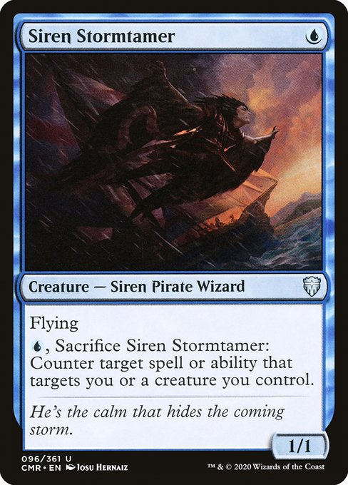 Siren Stormtamer - Commander Legends Uncommon Card