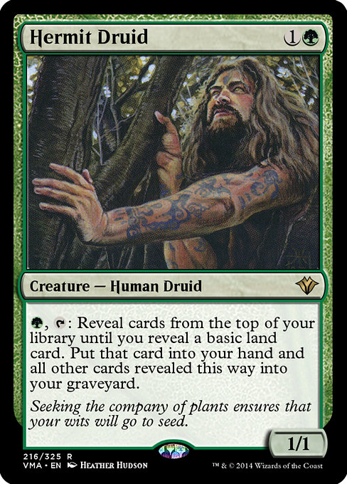 Hermit Druid - Vintage Masters Rare Card