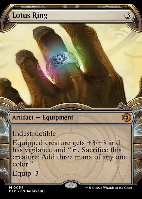 Lotus Ring - The Big Score Mythic Card
