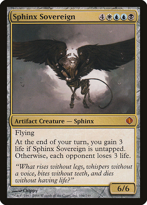 Sphinx Sovereign - Shards of Alara Mythic Card