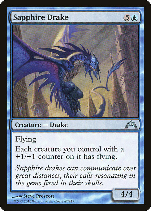 Sapphire Drake - Gatecrash Uncommon Card