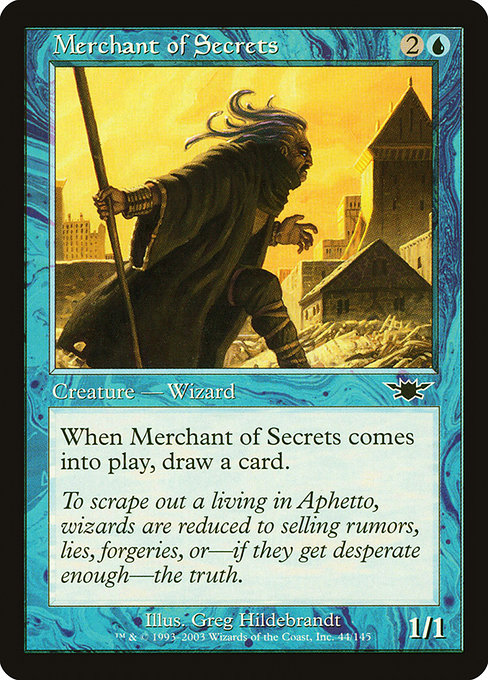 Merchant of Secrets - Legions Common Card