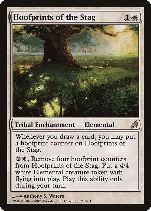 Hoofprints of the Stag - Lorwyn Rare Card
