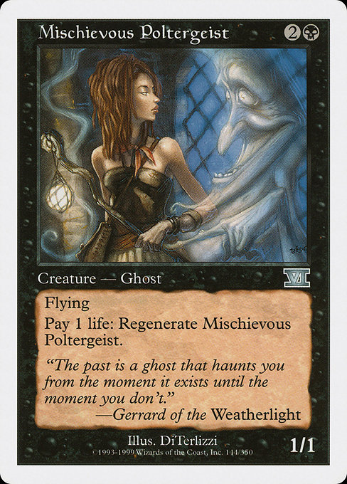 Mischievous Poltergeist - Classic Sixth Edition Uncommon Card