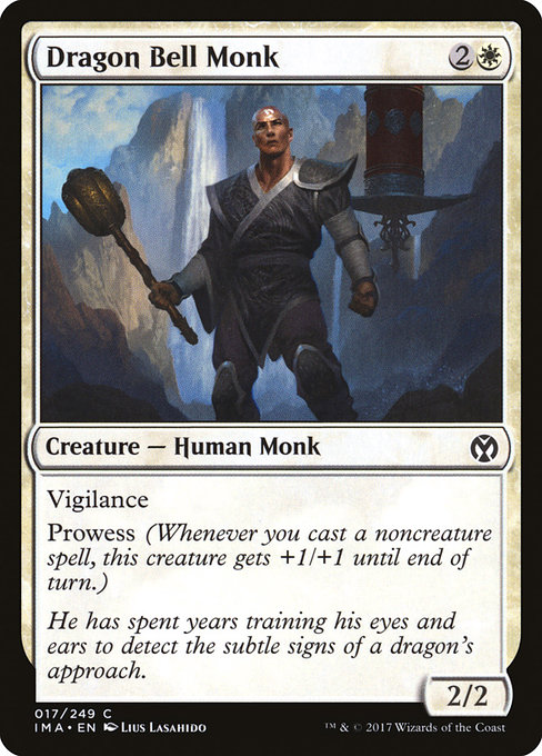 Dragon Bell Monk - Iconic Masters Common Card