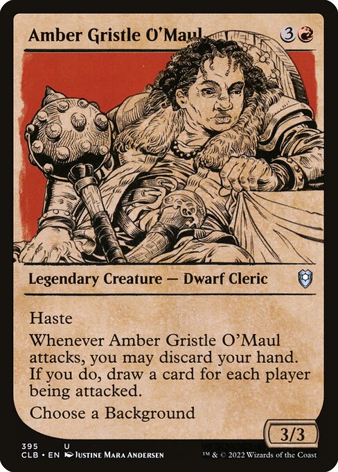 Amber Gristle O'Maul - Commander Legends: Battle for Baldur's Gate Uncommon Card