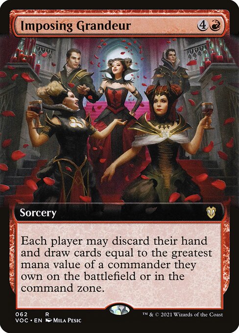 Imposing Grandeur - Crimson Vow Commander Rare Card