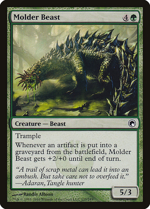 Molder Beast - Scars of Mirrodin Common Card