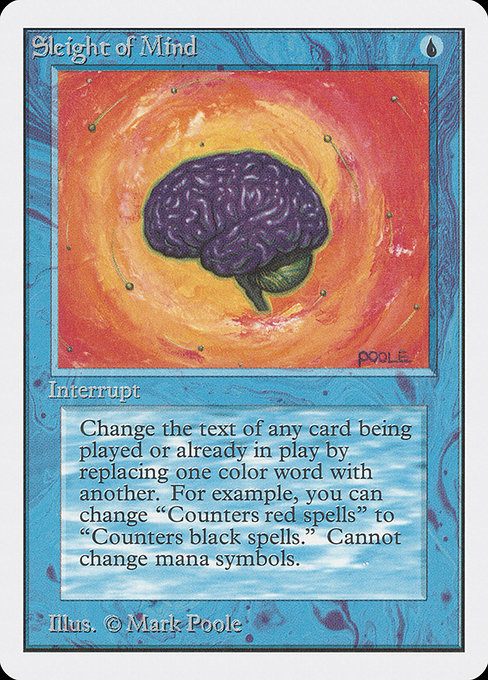 Sleight of Mind - Unlimited Edition Rare Card