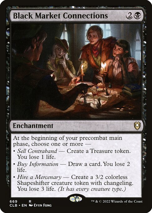 Black Market Connections - Commander Legends: Battle for Baldur's Gate Rare Card