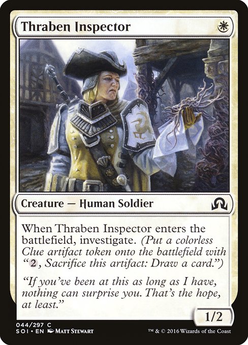 Thraben Inspector - Shadows over Innistrad Common Card