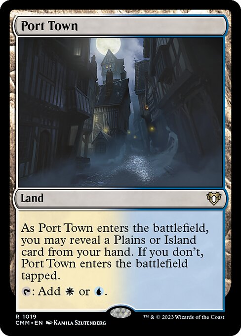 Port Town - Commander Masters Rare Card