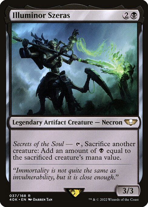 Illuminor Szeras - Warhammer 40,000 Commander Rare Card
