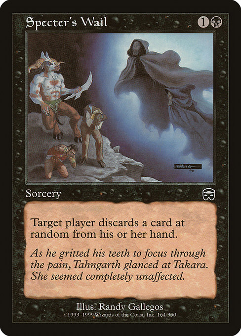 Specter's Wail - Mercadian Masques Common Card