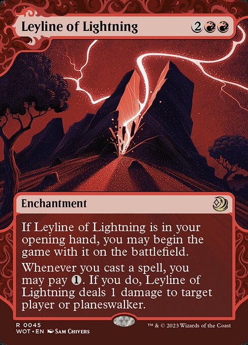 Leyline of Lightning - Wilds of Eldraine: Enchanting Tales Rare Card