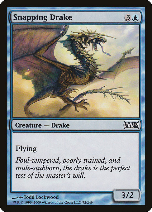Snapping Drake - Magic 2010 Common Card