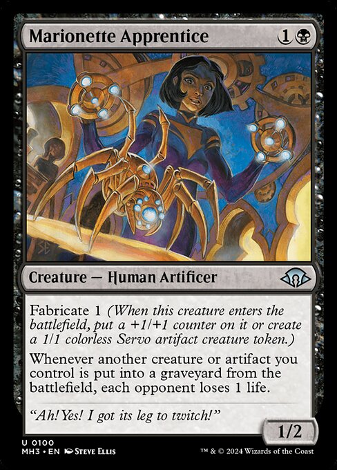 Marionette Apprentice - Modern Horizons 3 Uncommon Card