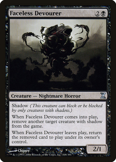 Faceless Devourer - Time Spiral Uncommon Card