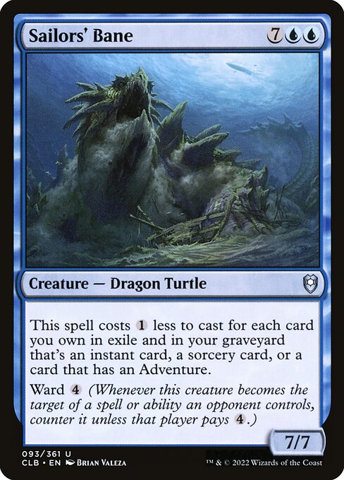 Sailors' Bane - Commander Legends: Battle for Baldur's Gate Uncommon Card