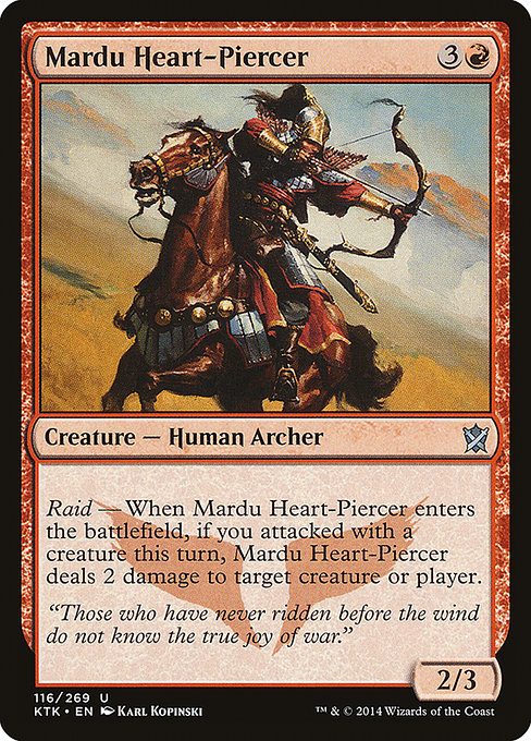 Mardu Heart-Piercer - Khans of Tarkir Uncommon Card