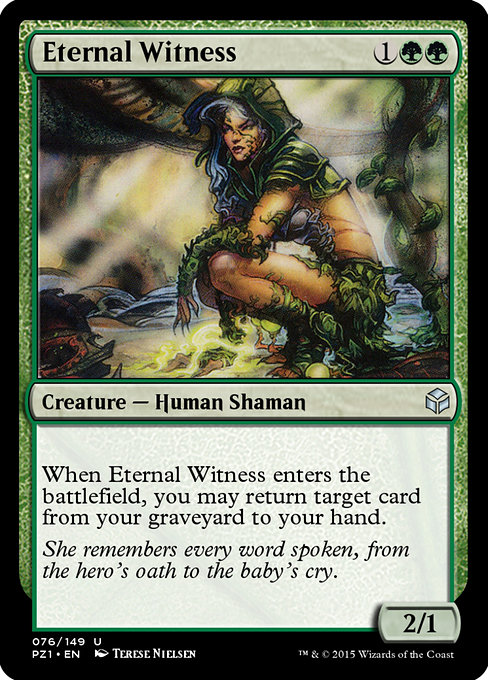 Eternal Witness - Legendary Cube Prize Pack Uncommon Card