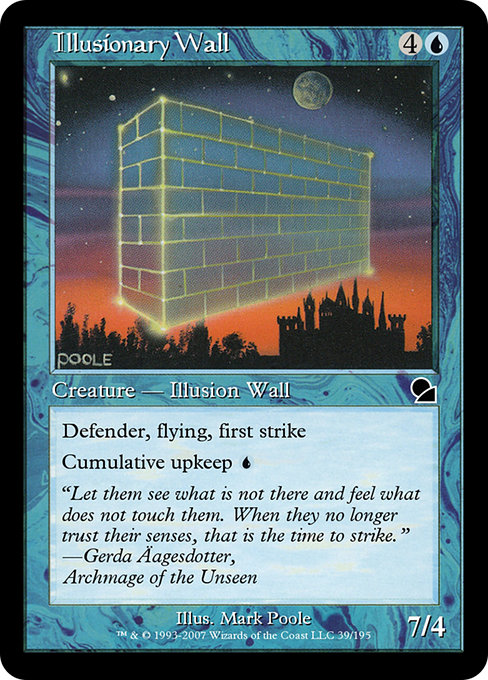 Illusionary Wall - Masters Edition Common Card