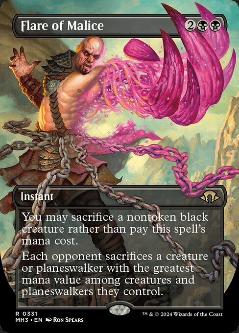 Flare of Malice - Modern Horizons 3 Rare Card