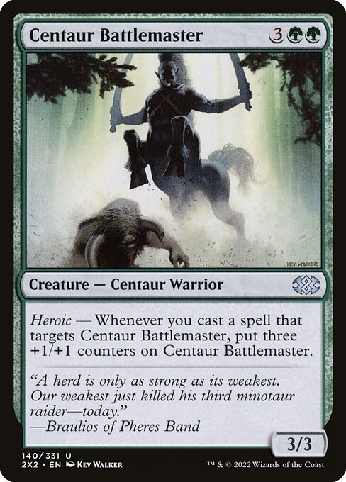 Centaur Battlemaster - Double Masters 2022 Uncommon Card