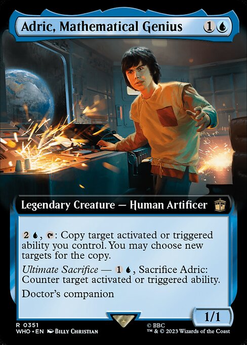 Adric, Mathematical Genius - Doctor Who Rare Card