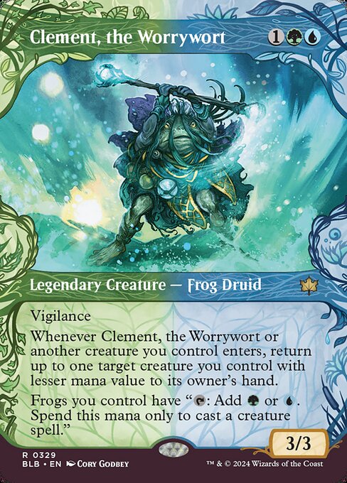 Clement, the Worrywort - Bloomburrow Rare Card
