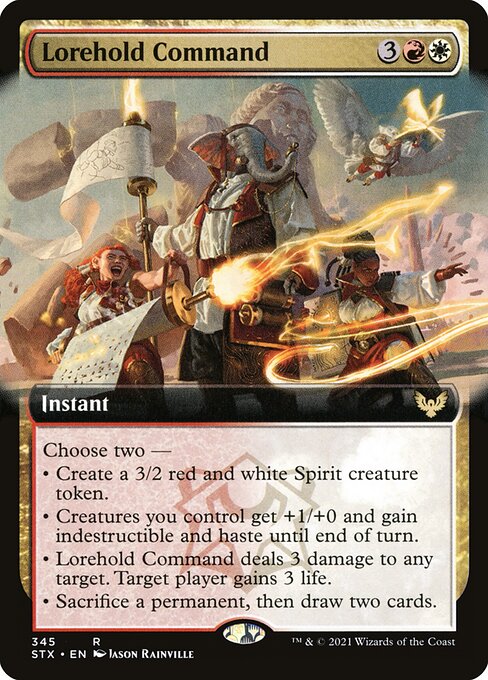 Lorehold Command - Strixhaven: School of Mages Rare Card