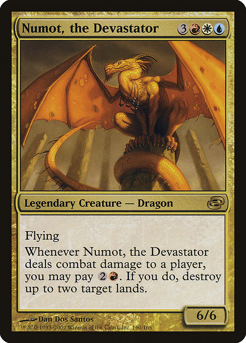 Numot, the Devastator - Planar Chaos Rare Card