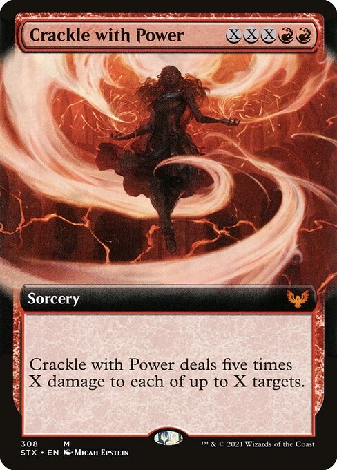 Crackle with Power - Strixhaven: School of Mages Mythic Card